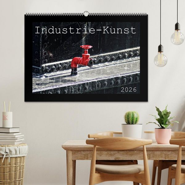 Produktbild: Industrie-Kunst 2026 (Wandkalender 2026 DIN A2 quer), CALVENDO Monatskalender