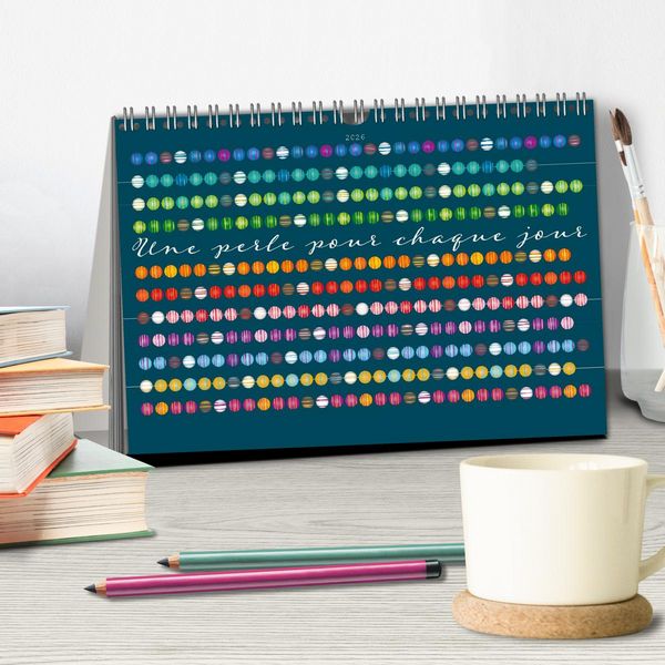 Produktbild: Une perle pour chaque jour (Calendrier de bureau 2026 DIN A5 vertical), CALVENDO calendrier mensuel