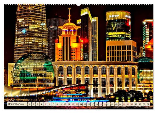 Produktbild: St&auml;dte der Welt - Shanghai (Wandkalender 2026 DIN A2 quer), CALVENDO Monatskalender