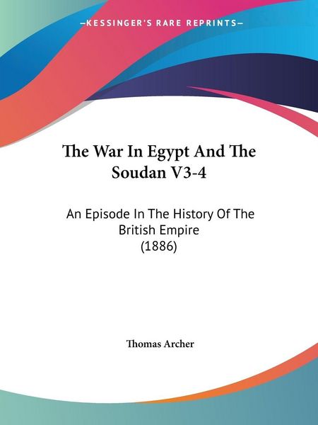 Produktbild: The War In Egypt And The Soudan V3-4
