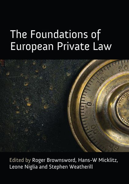 Produktbild: The Foundations of European Private Law