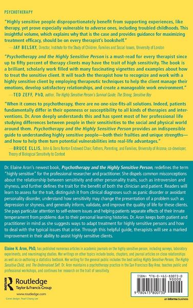 Produktbild: Psychotherapy and the Highly Sensitive Person