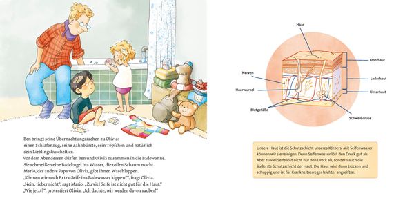 Produktbild: LESEMAUS 169: Unsere K&ouml;rper &ndash; Z&auml;hneputzen, H&auml;ndewaschen, Pipimachen