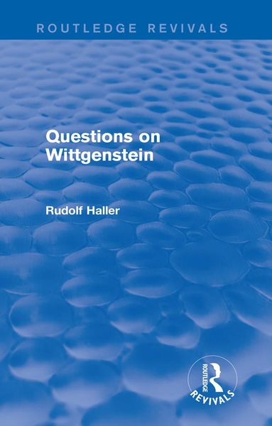 Produktbild: Questions on Wittgenstein (Routledge Revivals)