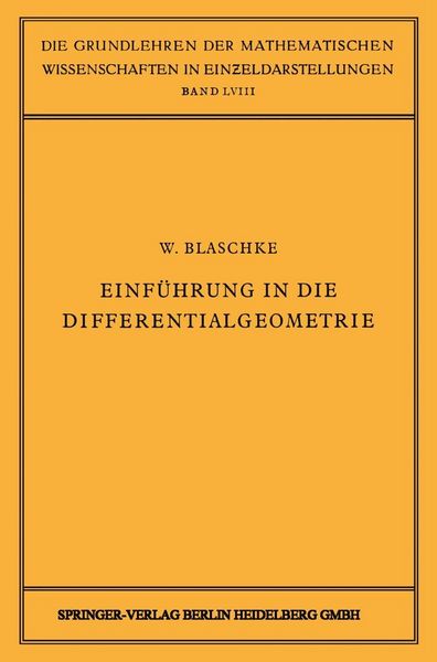 Produktbild: Einf&uuml;hrung in die Differentialgeometrie
