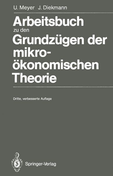 Produktbild: Arbeitsbuch zu den Grundz&uuml;gen der mikro&ouml;konomischen Theorie