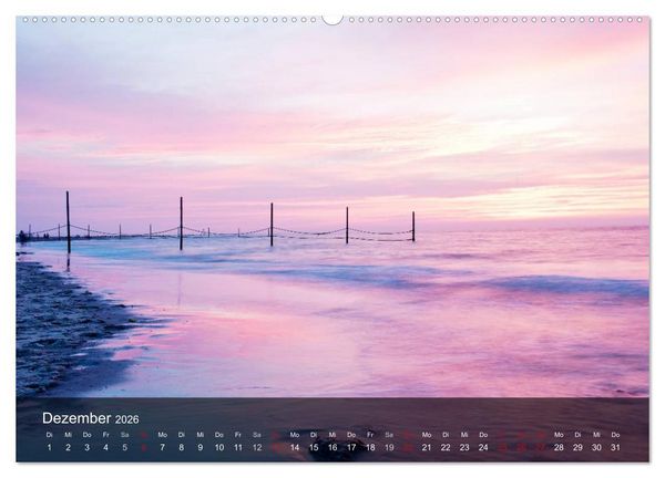 Produktbild: Wangerooge &ndash; Eine Perle in der Nordsee. (Wandkalender 2026 DIN A2 quer), CALVENDO Monatskalender