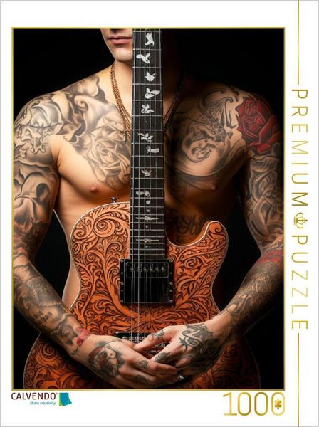 Produktbild: CALVENDO Puzzle Tattoos | 1000 Teile Lege-Gr&ouml;&szlig;e 64x48cm Foto-Puzzle f&uuml;r gl&uuml;ckliche Stunden