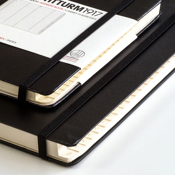 Produktbild: Adressbuch Pocket A6 schwarz