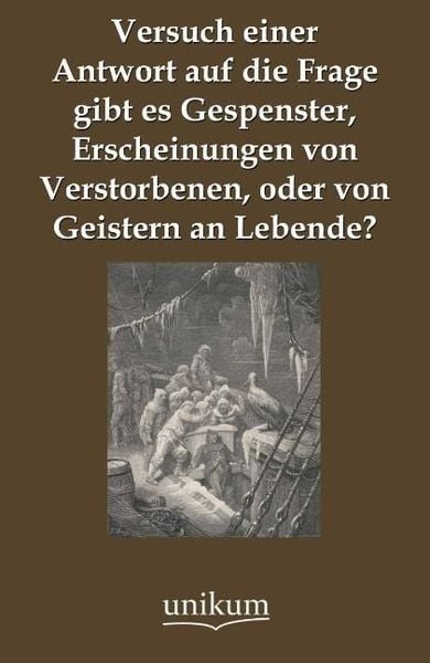 Produktbild: Anonymus: Versuch einer Antwort auf die Frage gibt es Gespen