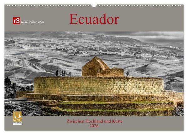 Produktbild: Ecuador 2026 Zwischen Hochland und K&uuml;ste (Wandkalender 2026 DIN A2 quer), CALVENDO Monatskalender