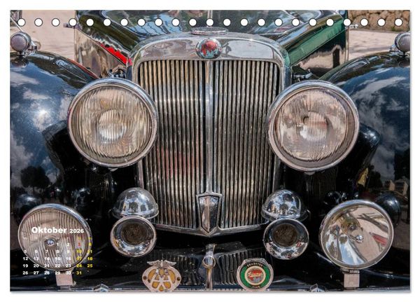 Produktbild: Classic Autos (Tischkalender 2026 DIN A5 quer), CALVENDO Monatskalender