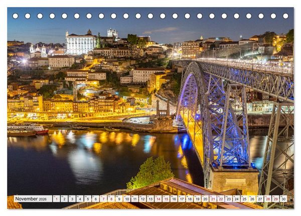 Produktbild: Portugal (Tischkalender 2026 DIN A5 quer), CALVENDO Monatskalender