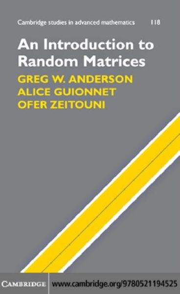 Produktbild: Introduction to Random Matrices