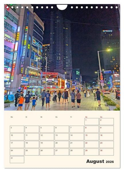 Produktbild: Busan - Eine Reise durch das Herz der K&uuml;stenstadt (Wandkalender 2026 DIN A4 hoch), CALVENDO Monatskalender