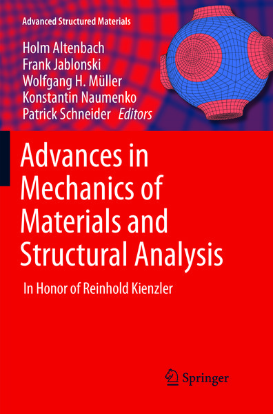 Produktbild: Advances in Mechanics of Materials and Structural Analysis