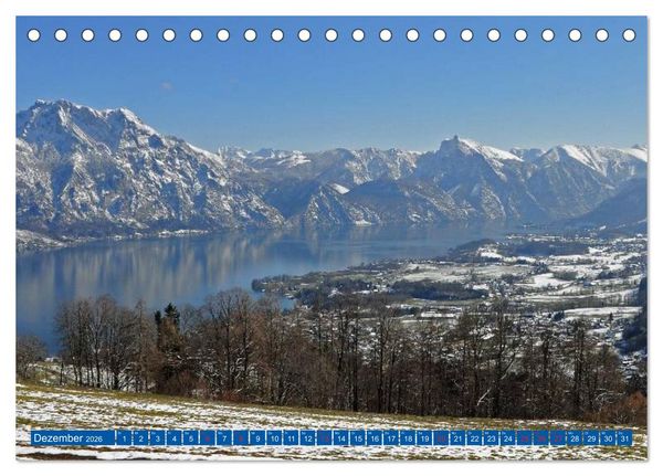 Produktbild: Der Berg und sein See (Tischkalender 2026 DIN A5 quer), CALVENDO Monatskalender