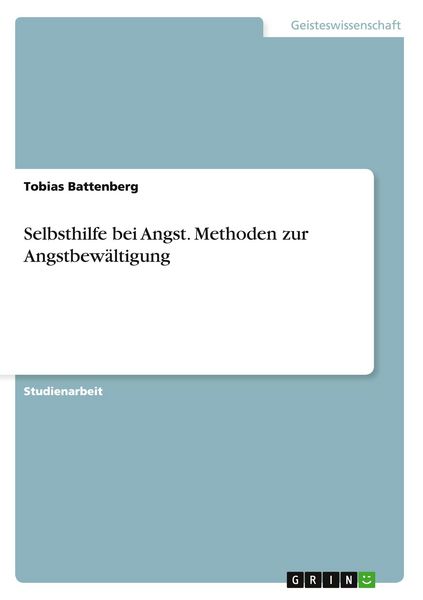 Produktbild: Selbsthilfe bei Angst. Methoden zur Angstbew&auml;ltigung