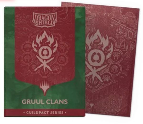 Pegasus ART16511 - Dragon Shield: Gruul Clans, Guildpact Series, 100 Dual Matte Art Sleeves