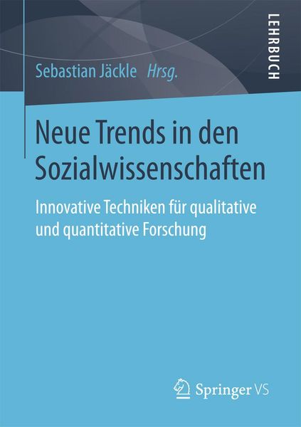 Produktbild: Neue Trends in den Sozialwissenschaften