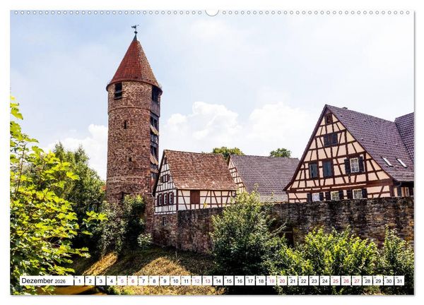 Produktbild: Weil der Stadt - einfach liebenswert (hochwertiger Premium Wandkalender 2026 DIN A2 quer), Kunstdruck in Hochglanz