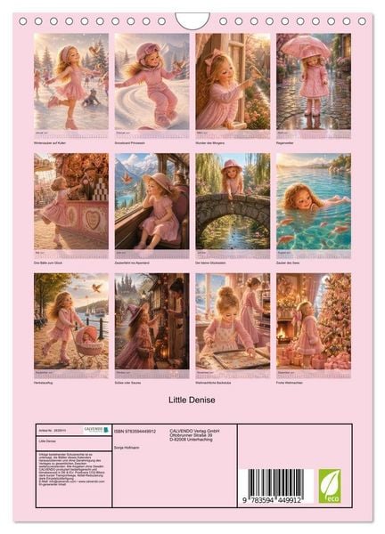 Produktbild: Little Denise (Wandkalender 2027 DIN A4 hoch), CALVENDO Monatskalender