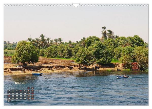 Produktbild: &Auml;gypten - Landschaften entlang des Nils (Wandkalender 2027 DIN A3 quer), CALVENDO Monatskalender