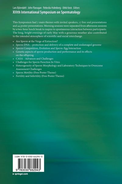Produktbild: XIIIth International Symposium on Spermatology
