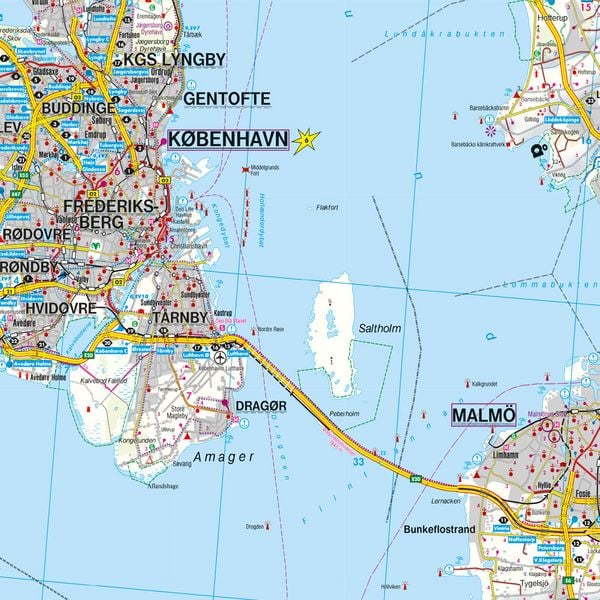 Produktbild: D&auml;nemark Nord und S&uuml;d, Stra&szlig;enkarten-Set 1:150.000, freytag & berndt