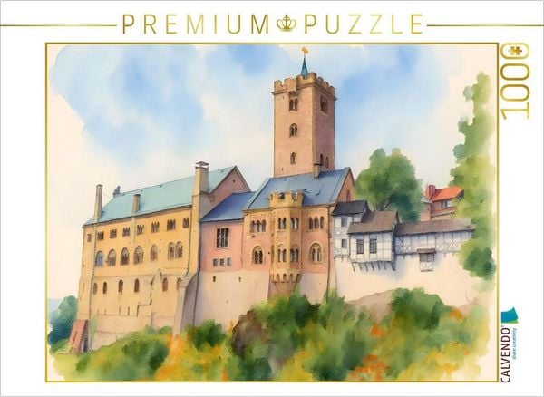 CALVENDO Puzzle Wartburg | 1000 Teile Lege-Größe 64x48cm Foto-Puzzle für glückliche Stunden