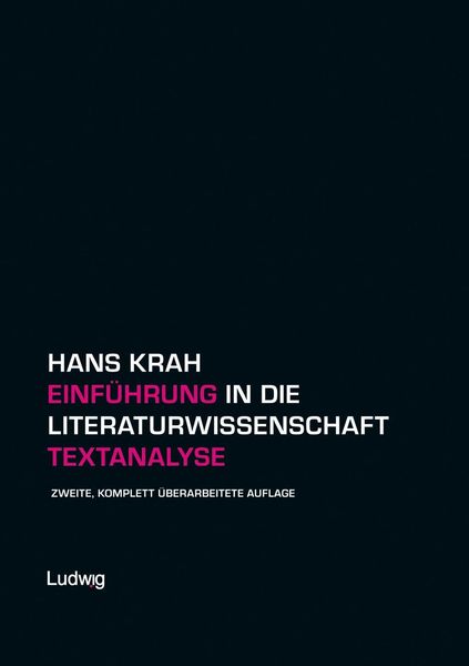 Produktbild: Einf&uuml;hrung in die Literaturwissenschaft. Textanalyse