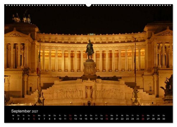 Produktbild: Vade mecum Romam - Geh mit mir nach Rom (hochwertiger Premium Wandkalender 2027 DIN A2 quer), Kunstdruck in Hochglanz