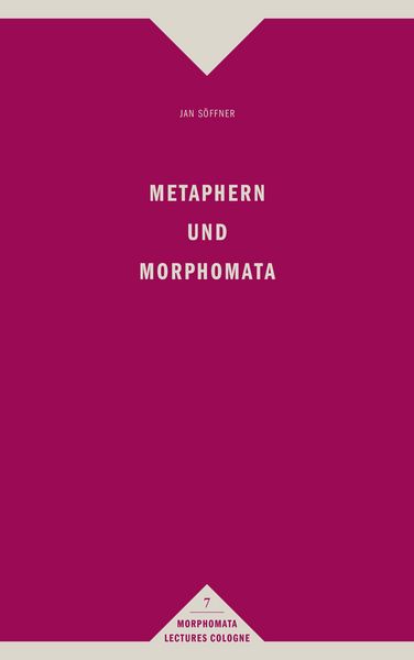 Produktbild: Metaphern und Morphomata
