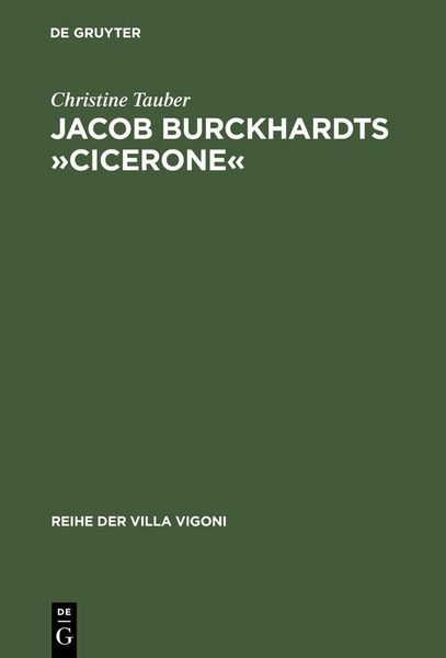 Produktbild: Jacob Burckhardts 'Cicerone'