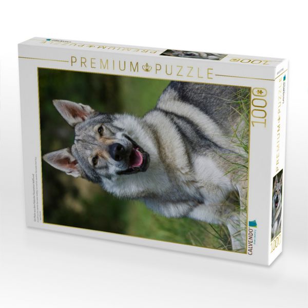 Produktbild: CALVENDO Puzzle Ein Motiv aus dem Kalender Faszination Wolfhund | 1000 Teile Lege-Gr&ouml;&szlig;e 64x48cm Foto-Puzzle f&uuml;r gl&uuml;ckliche Stunden
