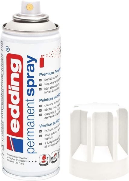5200 Permanent Spray, verkehrsweiß matt, 200ml Premium Acryllack
