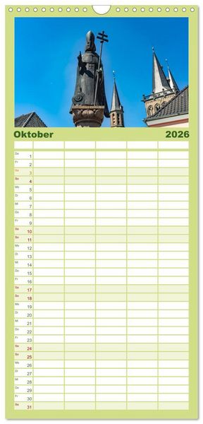 Produktbild: Familienplaner 2026 - Am Niederrhein - Xanten mit 5 Spalten (Wandkalender, 21 x 45 cm) CALVENDO
