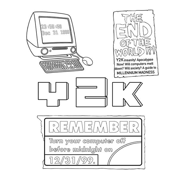Produktbild: The 1990s Nostalgia Coloring Book