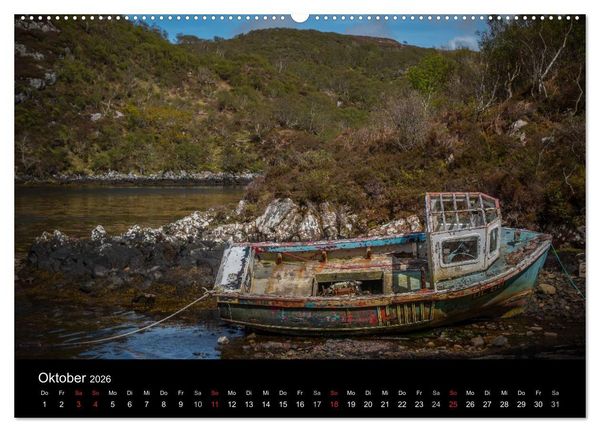Produktbild: Die Highlands - Schottlands rauher Nordwesten (Wandkalender 2026 DIN A2 quer), CALVENDO Monatskalender