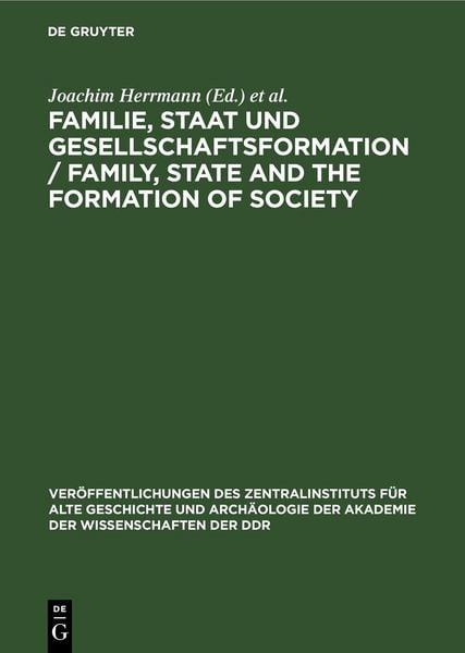 Produktbild: Familie, Staat und Gesellschaftsformation / Family, State and the Formation of Society