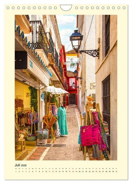 Produktbild: Marbella - Andalusien (Wandkalender 2026 DIN A4 hoch), CALVENDO Monatskalender