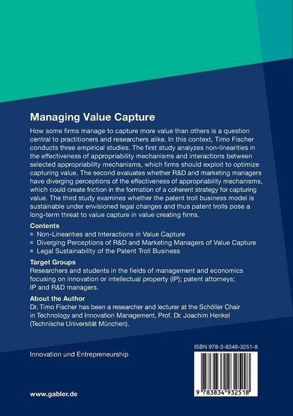 Produktbild: Managing Value Capture