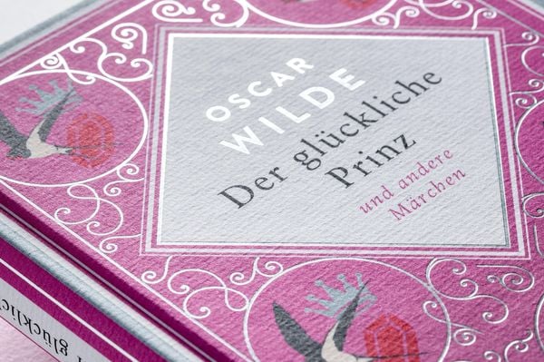 Produktbild: Oscar Wilde, Der gl&uuml;ckliche Prinz. M&auml;rchen. Schmuckausgabe mit Silberpr&auml;gung