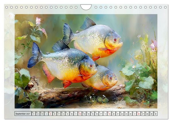 Produktbild: Aquariumfische. Farbenpracht im S&uuml;&szlig;wasserbecken (Wandkalender 2027 DIN A4 quer), CALVENDO Monatskalender