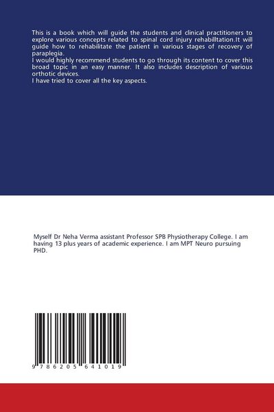 Produktbild: Spinal Cord Injury Rehabilitation in Paraplegics
