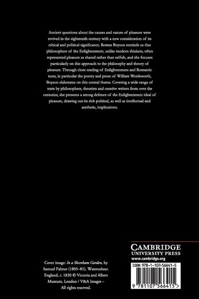 Produktbild: Wordsworth and the Enlightenment Idea of Pleasure