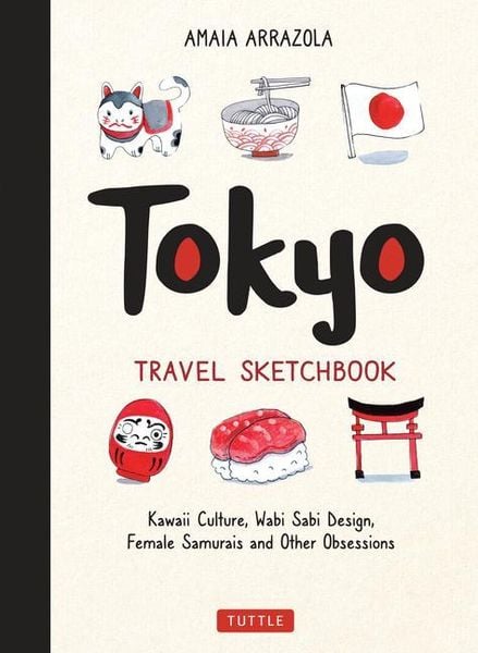 Tokyo Travel Sketchbook, Taschenbuch von Amaia Arrazola, KNV Besorgung, 9784805315361