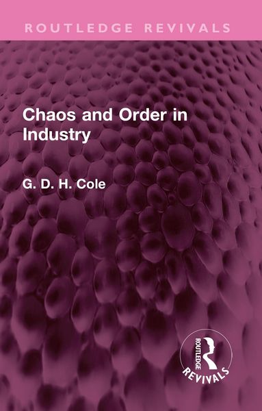 Produktbild: Chaos and Order in Industry