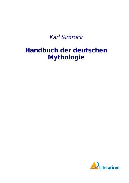 Produktbild: Handbuch der deutschen Mythologie