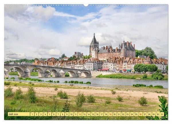Produktbild: Ch&acirc;teaux. Im Tal der Loire (hochwertiger Premium Wandkalender 2026 DIN A2 quer), Kunstdruck in Hochglanz